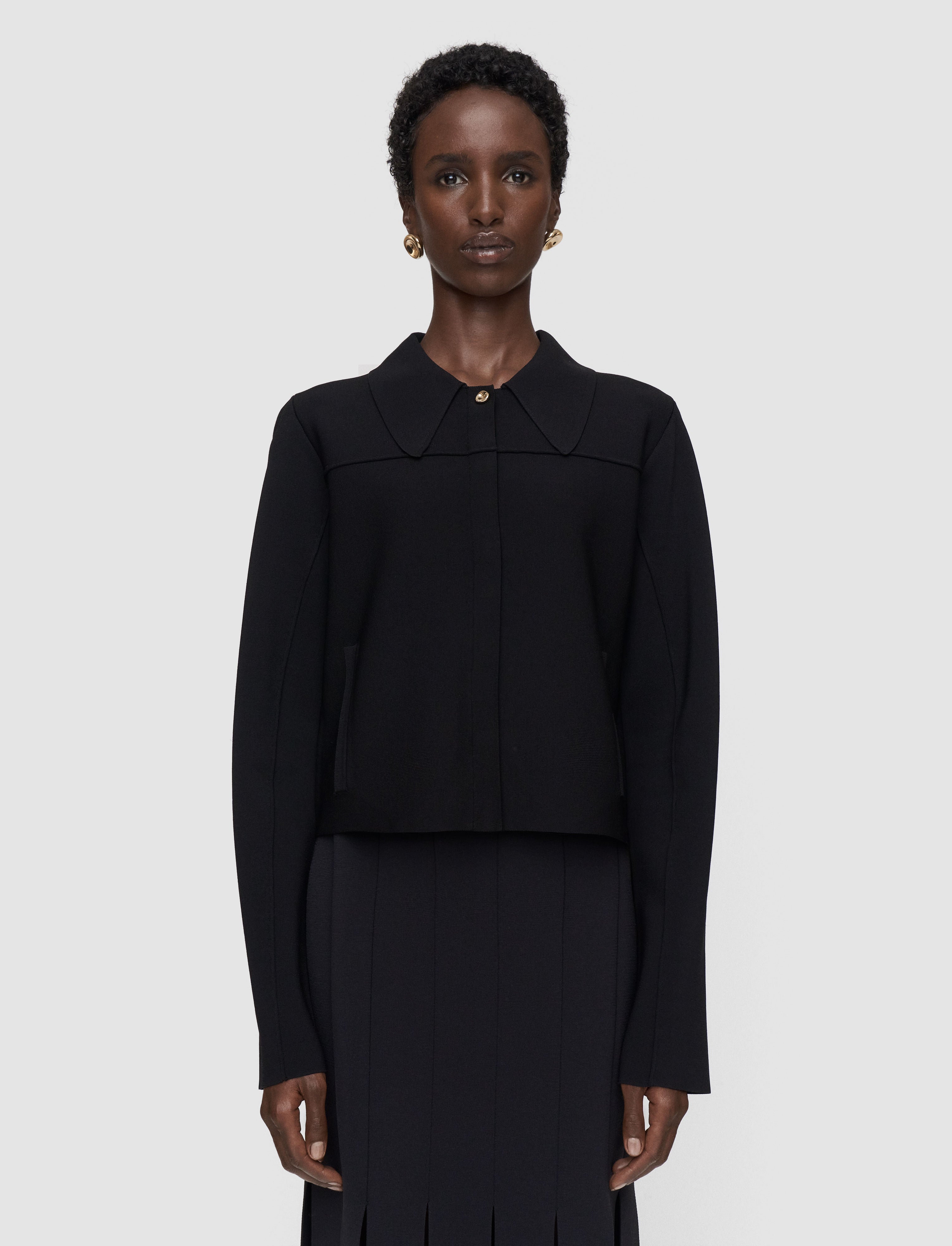 black-gare-compact-milano-knit-jacket-JOSEPH