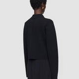 Black Gare Compact Milano Knit Jacket - Joseph