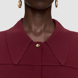 Red Gare Compact Milano Knit Jacket - Joseph