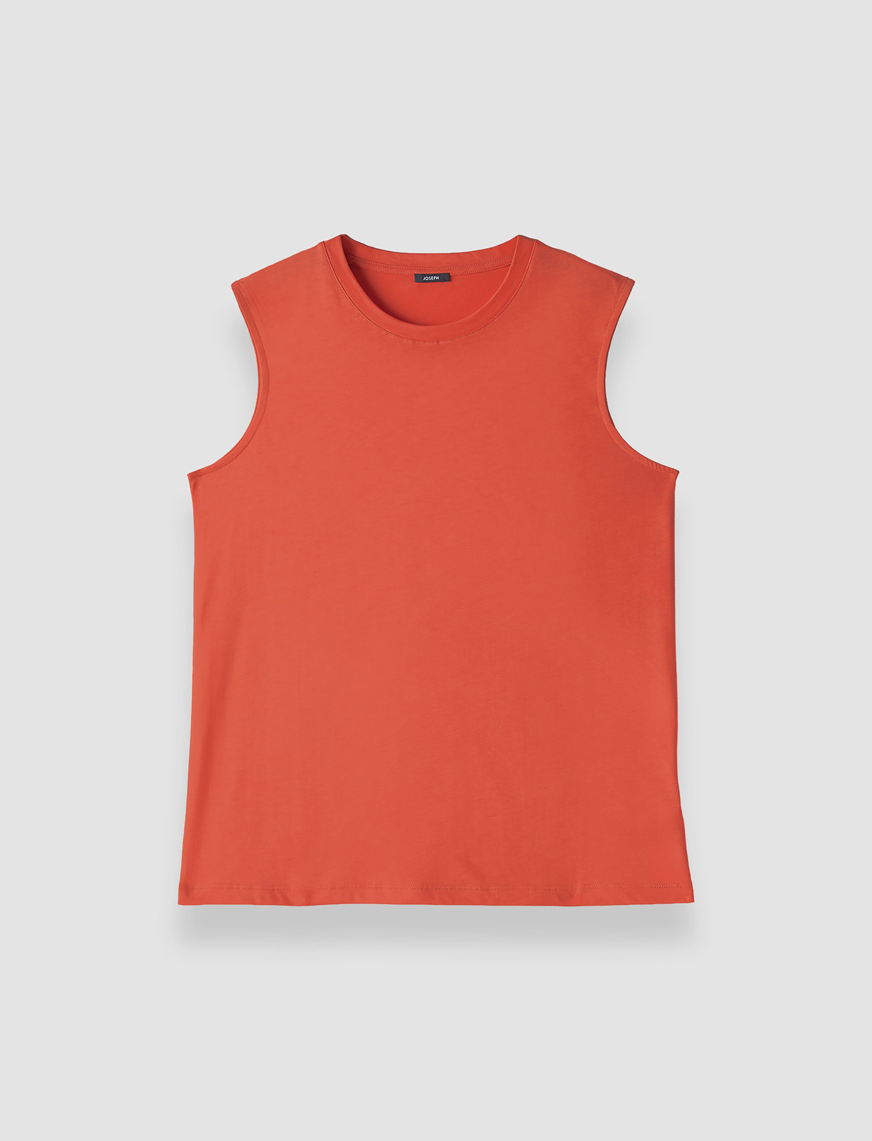 orange-debardeur-en-jersey-de-coton-et-soie-JOSEPH