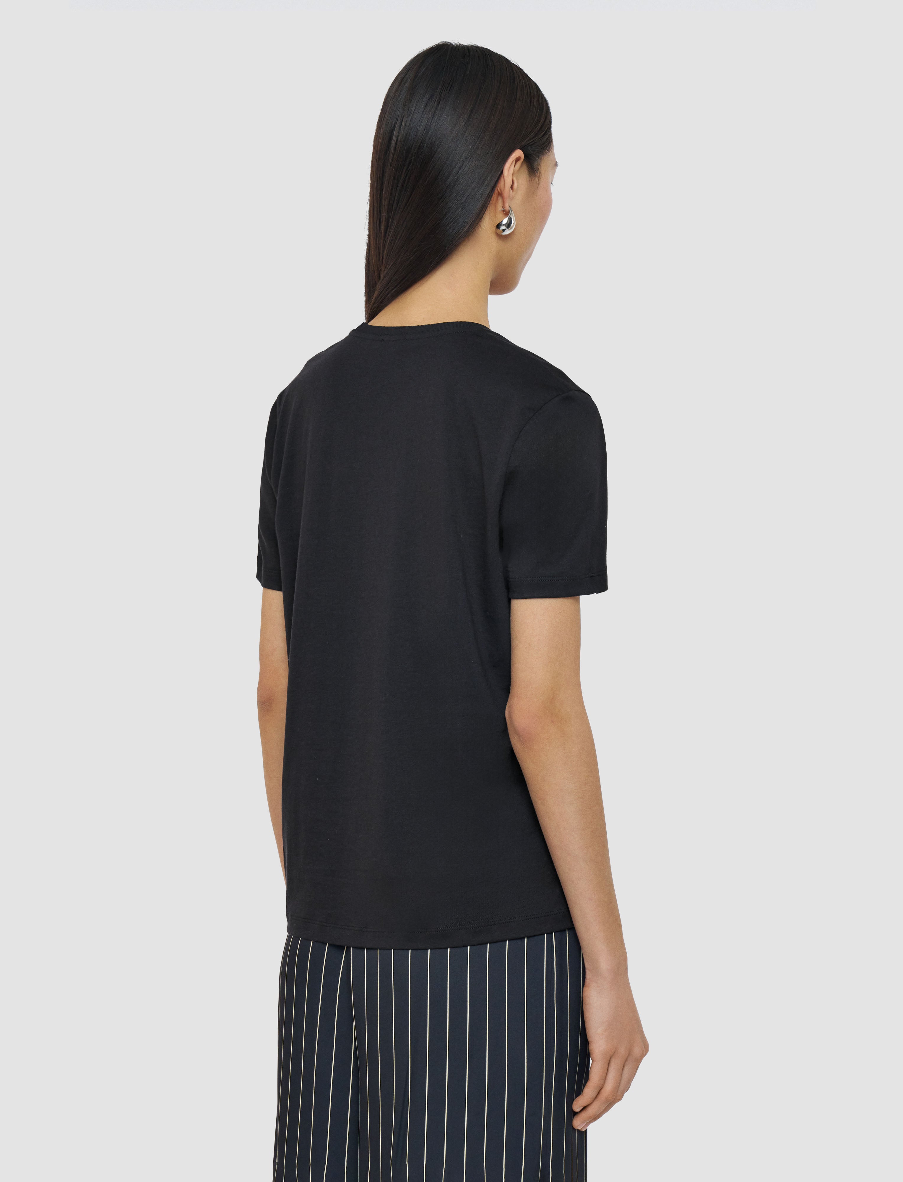 black-cotton-silk-jersey-t-shirt-JOSEPH