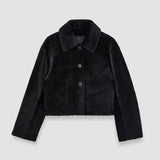 Veste Alloway réversible en peau lainée souple 