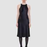 Black Boulle Two-Piece Chiffon Sequin Dress - Joseph