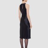 Black Boulle Two-Piece Chiffon Sequin Dress - Joseph