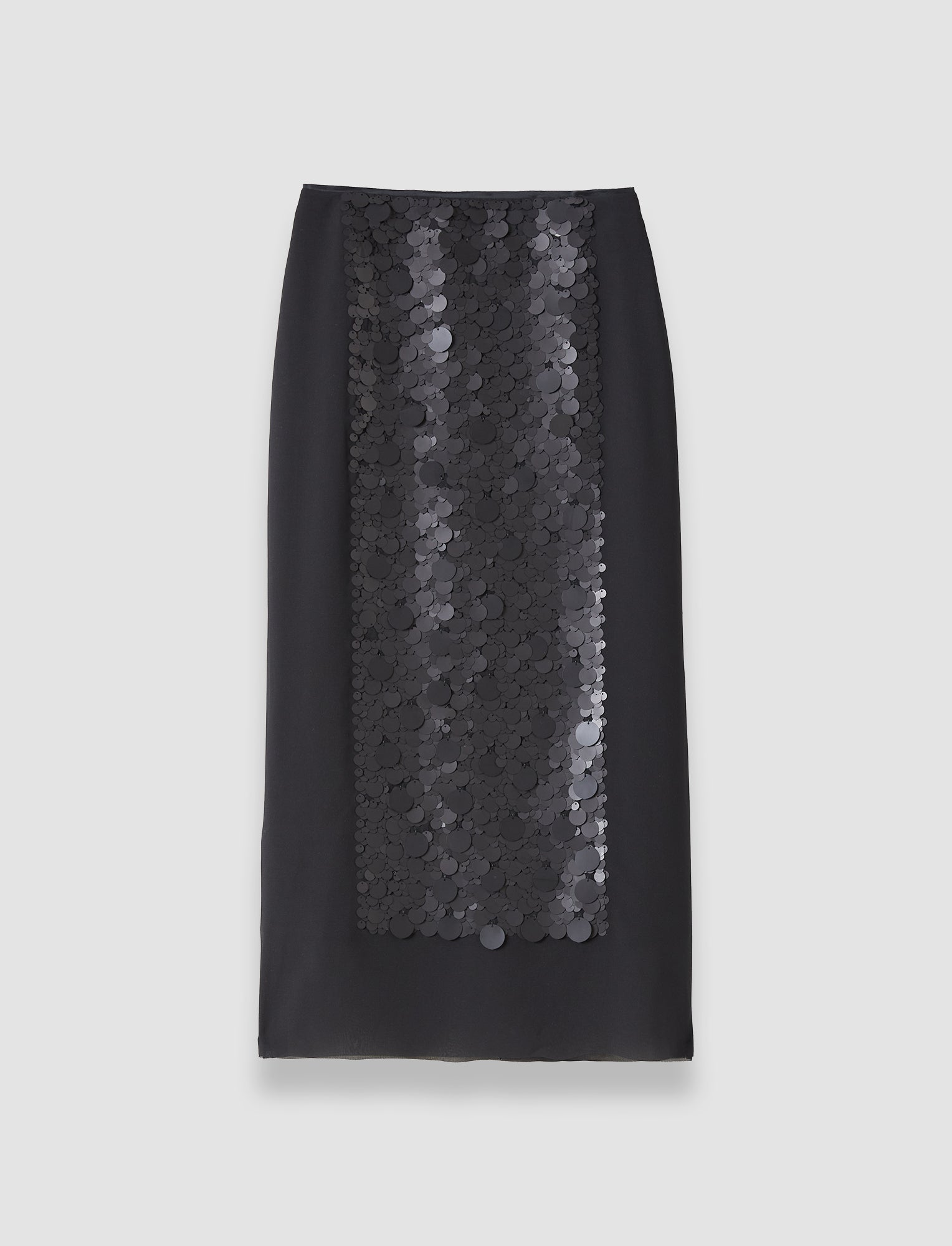 black-cambo-chiffon-sequin-skirt-JOSEPH