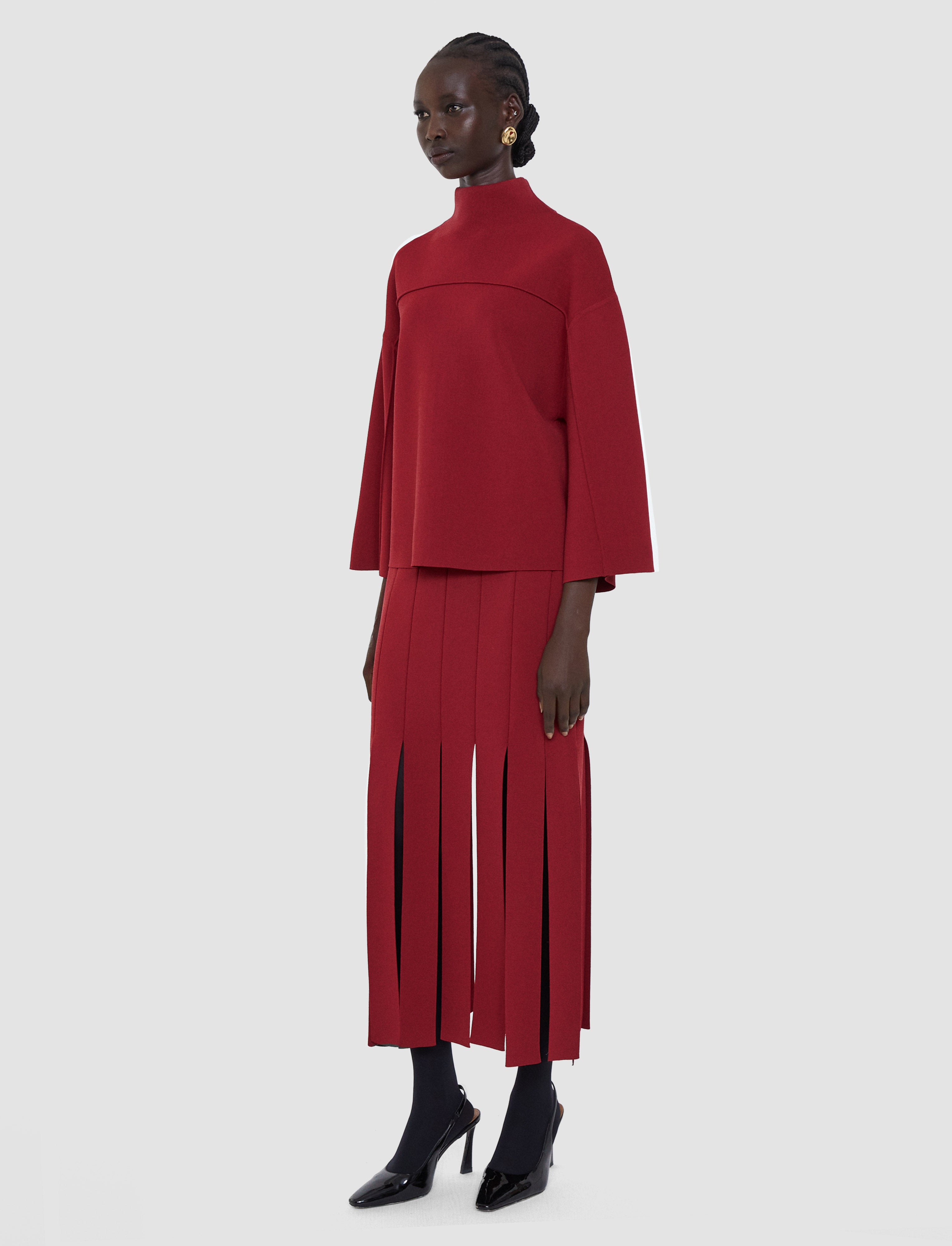 red-larrey-compact-milano-knit-top-JOSEPH