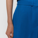 Blue Jnane Linen Blend Trousers - Joseph