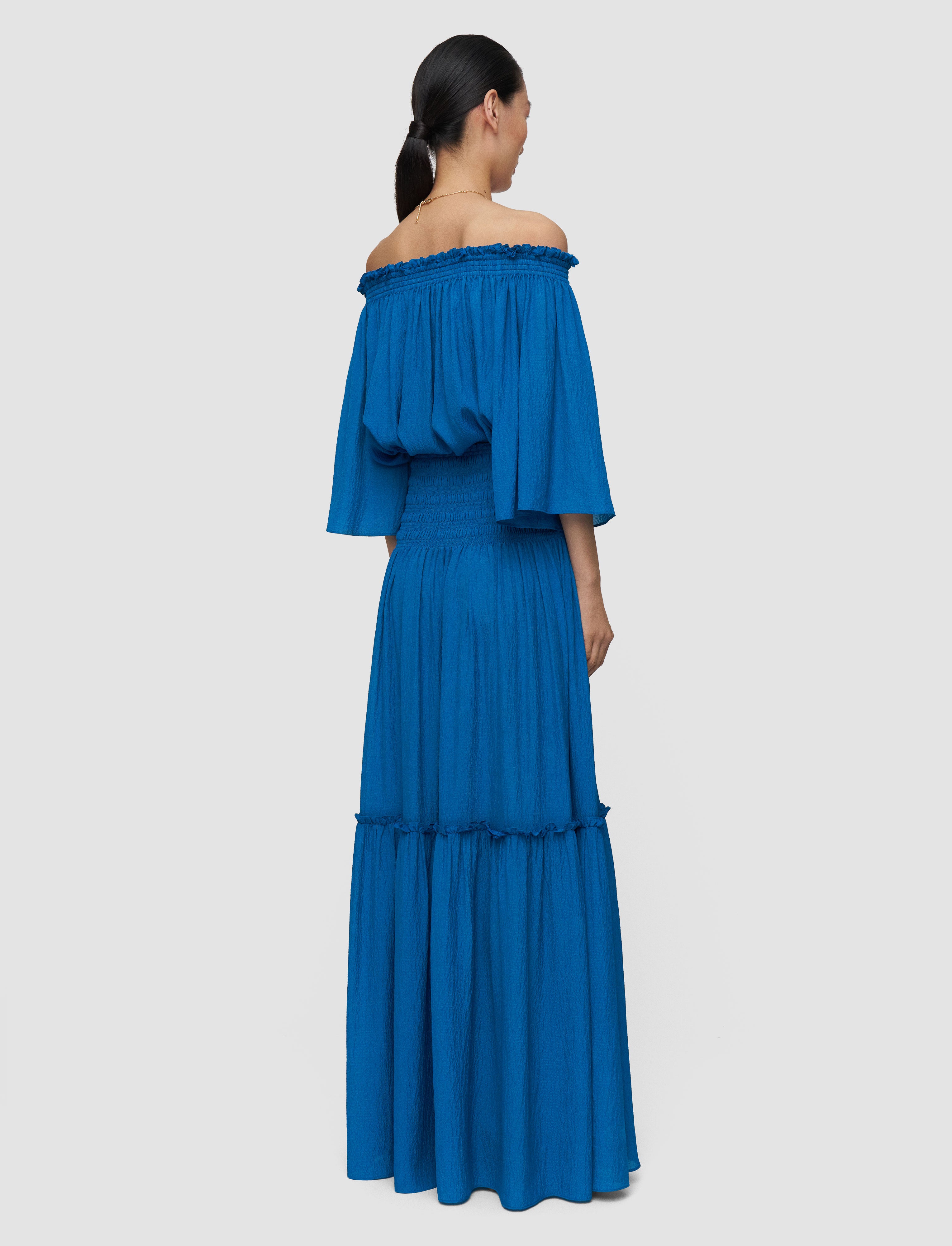 bleu-jupe-folia-en-soie-texturee-JOSEPH