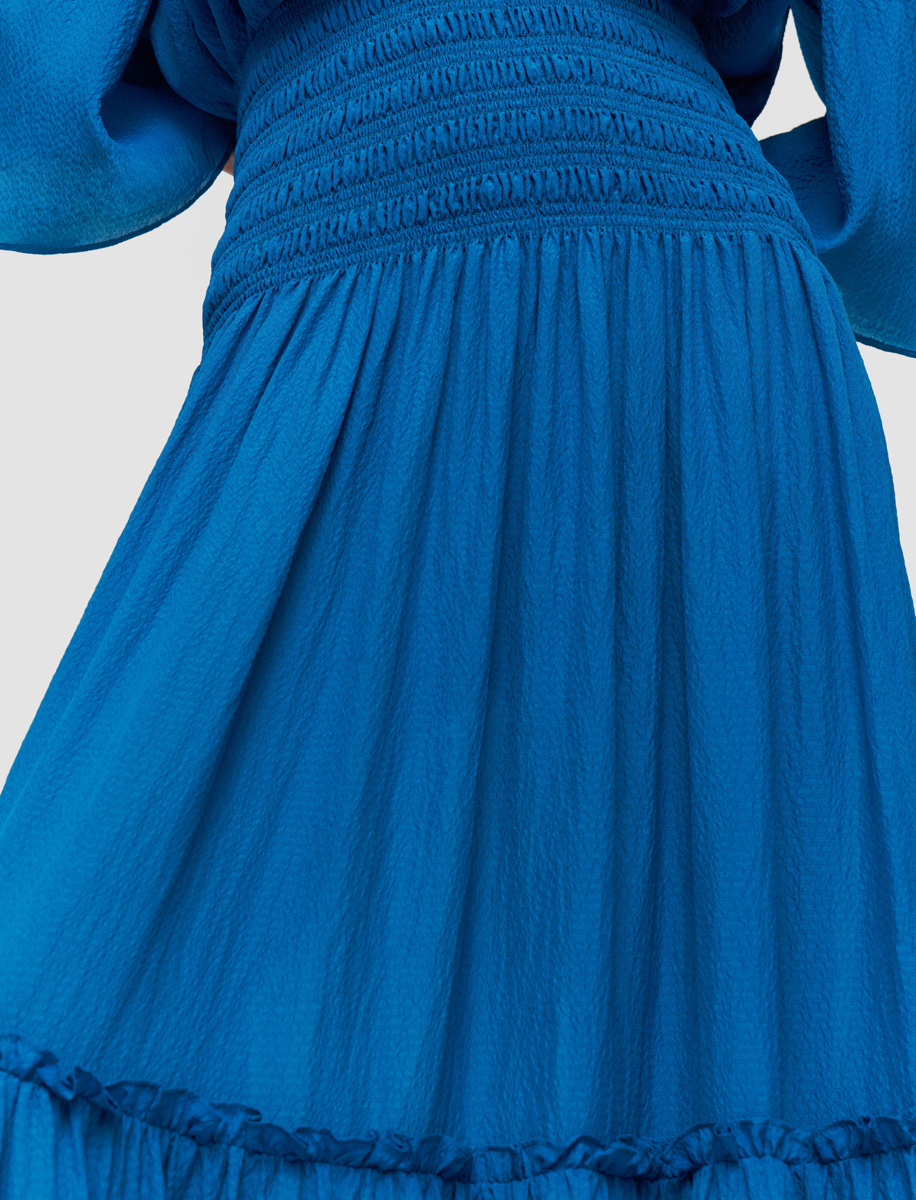 bleu-jupe-folia-en-soie-texturee-JOSEPH