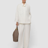 White Simi Linen Blend Shirt - Joseph