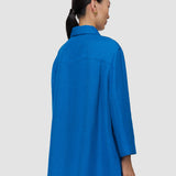 Blue Simi Linen Blend Shirt - Joseph