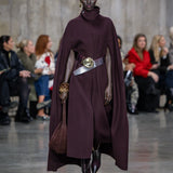 Chapel Double Face Cashmere Cape Coat