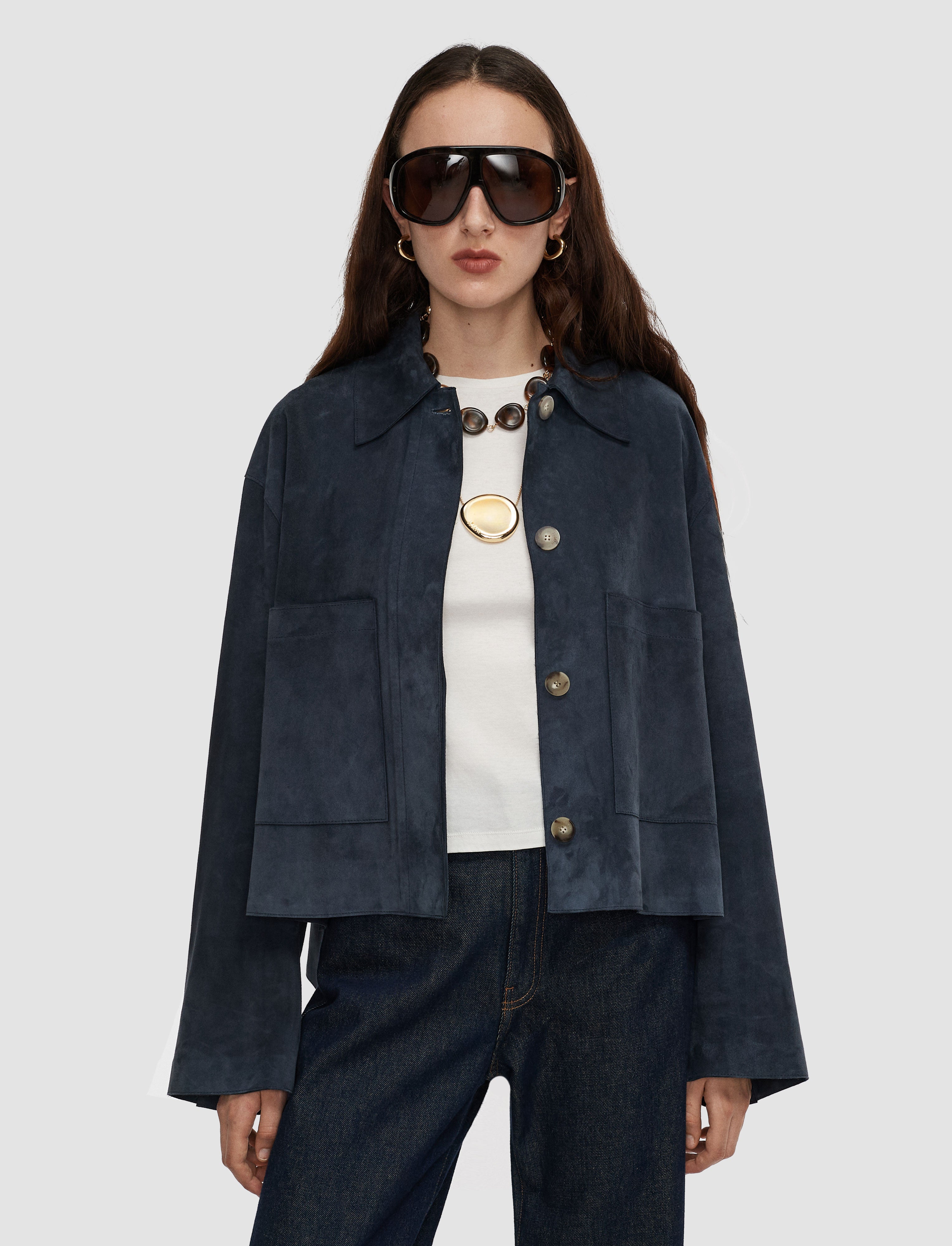 bleu-veste-aitna-en-daim-leger-JOSEPH
