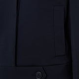 Black Abbe Tailored Crepe Jacket - Joseph