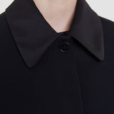 Black Abbe Tailored Crepe Jacket - Joseph