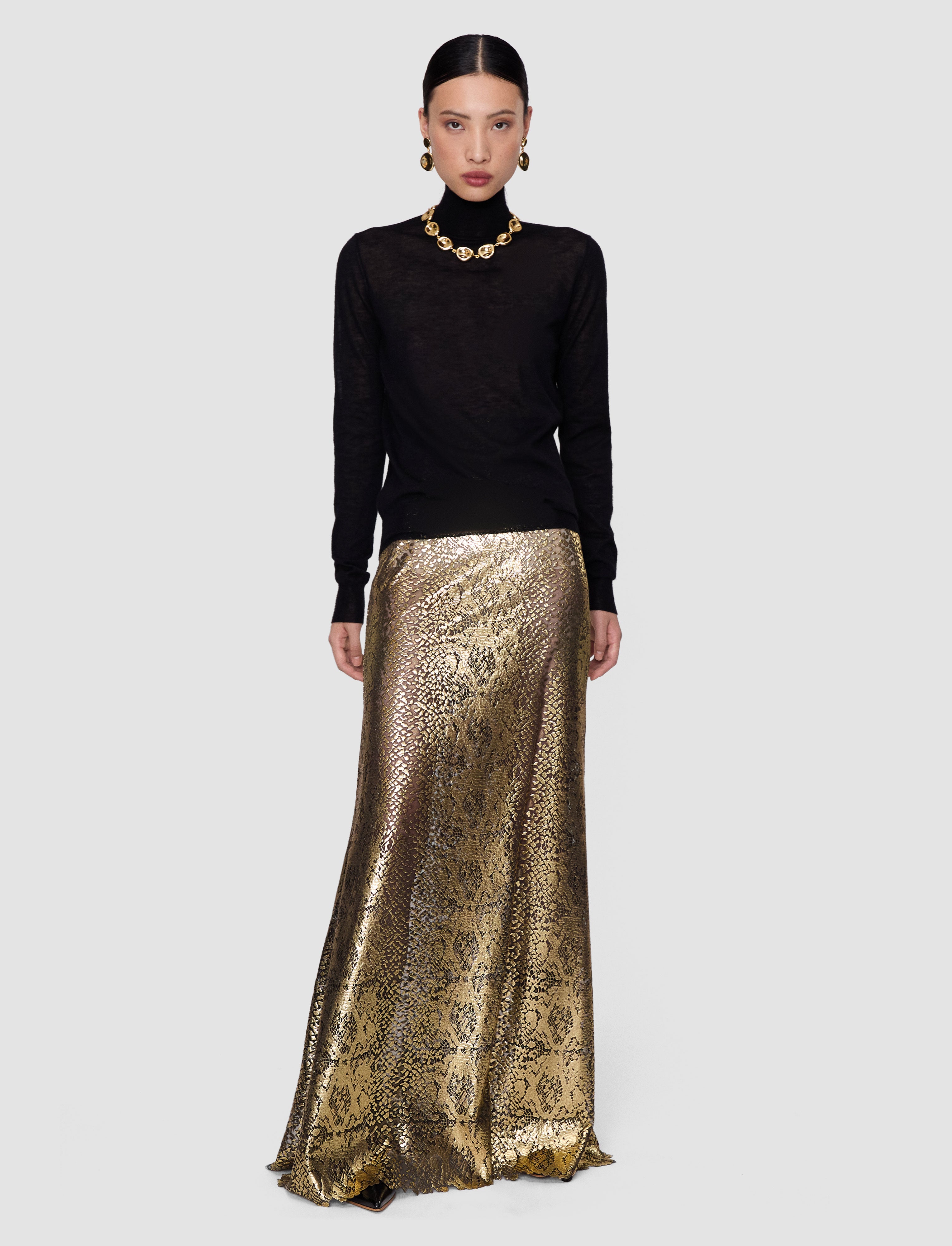 gold-abney-bullion-sheer-snake-skirt-JOSEPH