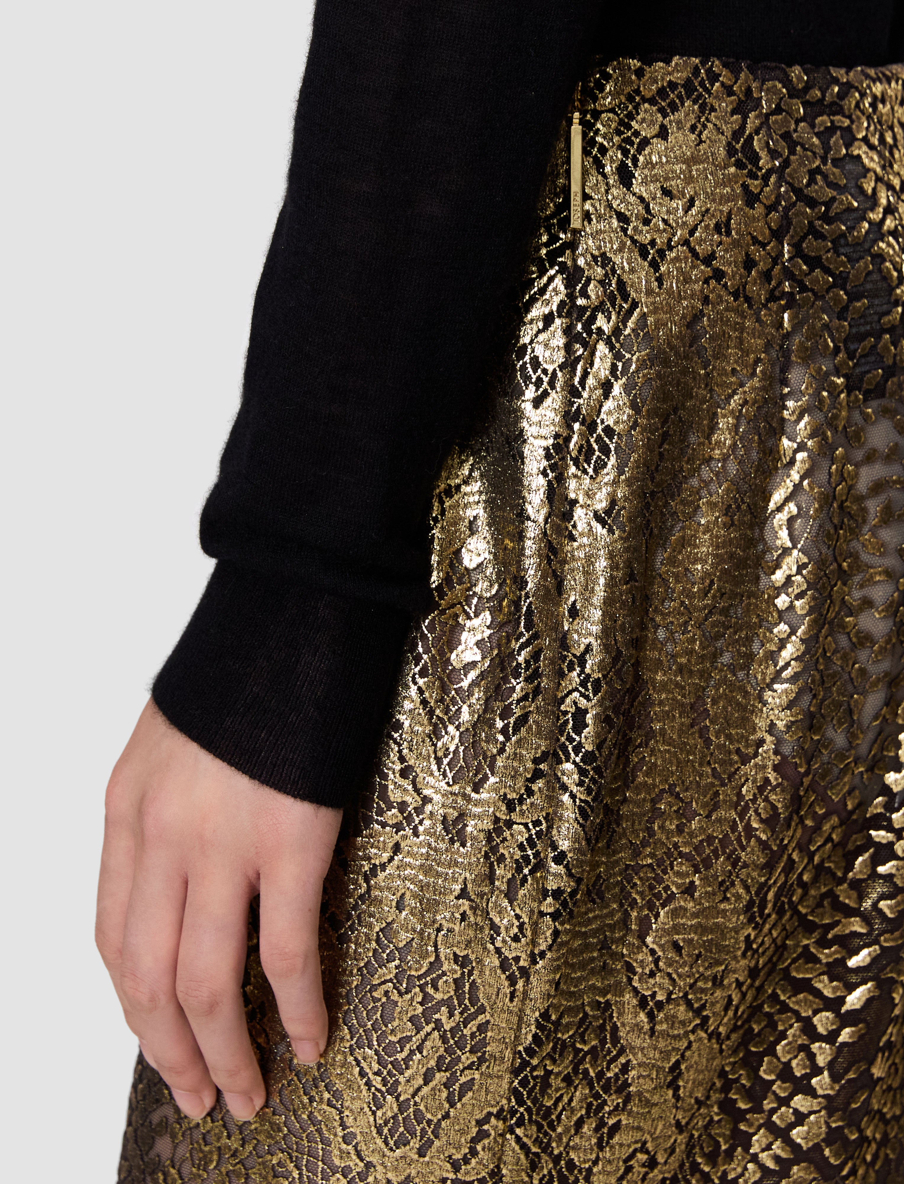 gold-abney-bullion-sheer-snake-skirt-JOSEPH
