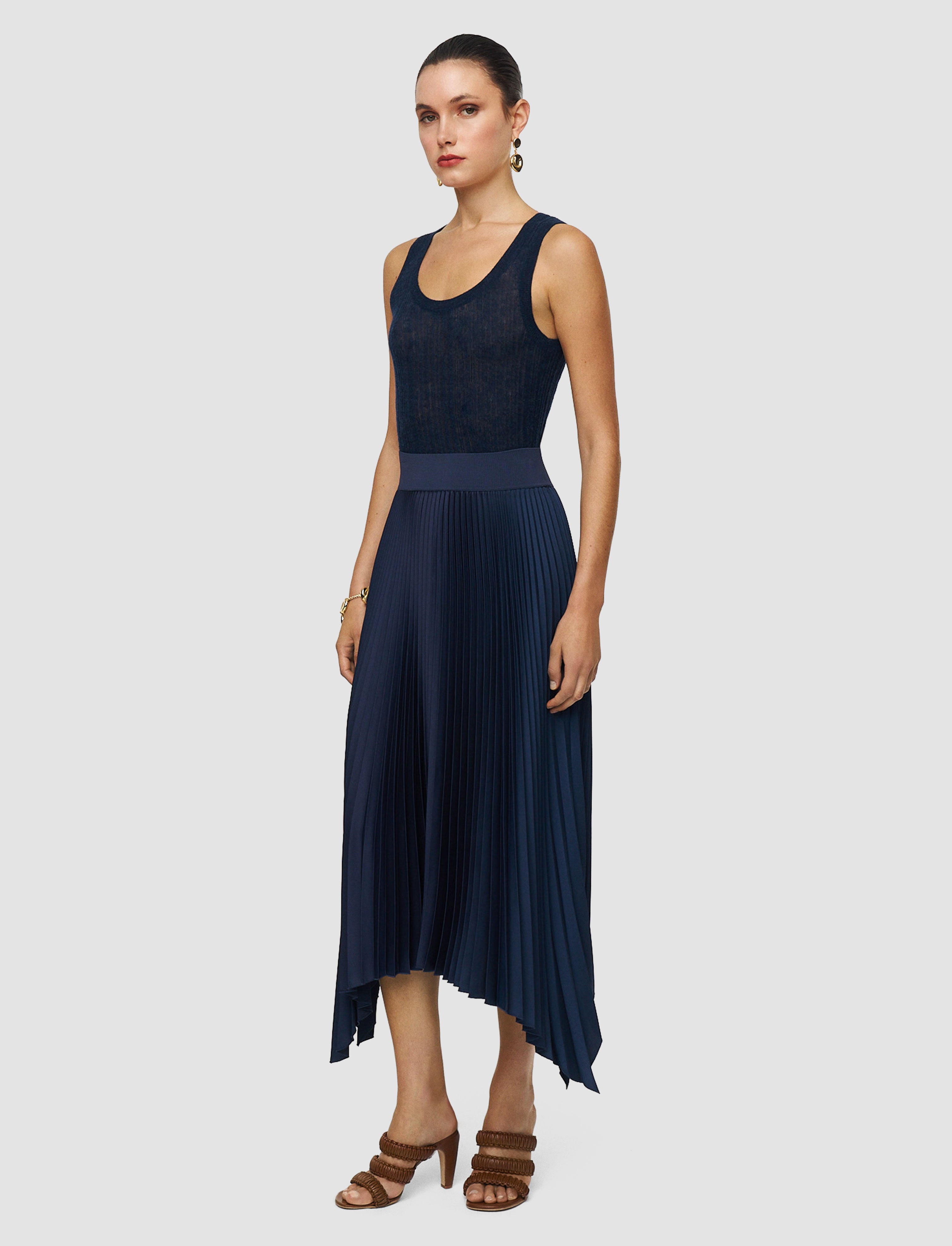bleu-jupe-ade-en-maille-plissee-JOSEPH