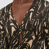 Multicolour Adore Printed Crinkle Dress - Joseph
