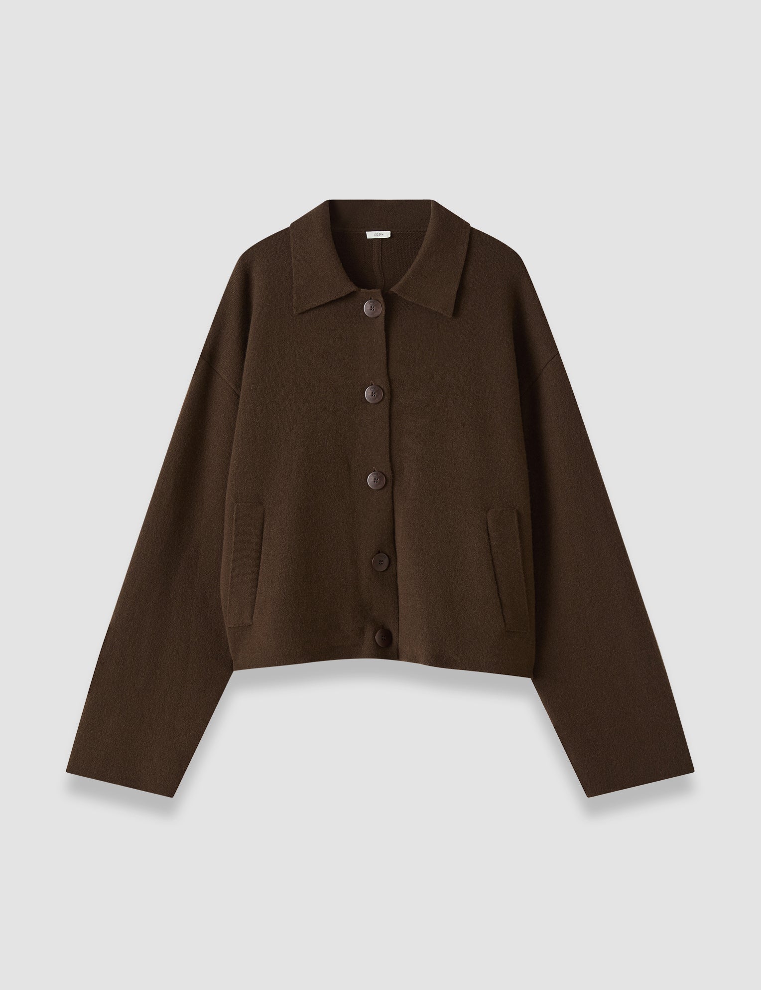 Brown Aemilia Double Side Cashmere Jacket - Joseph