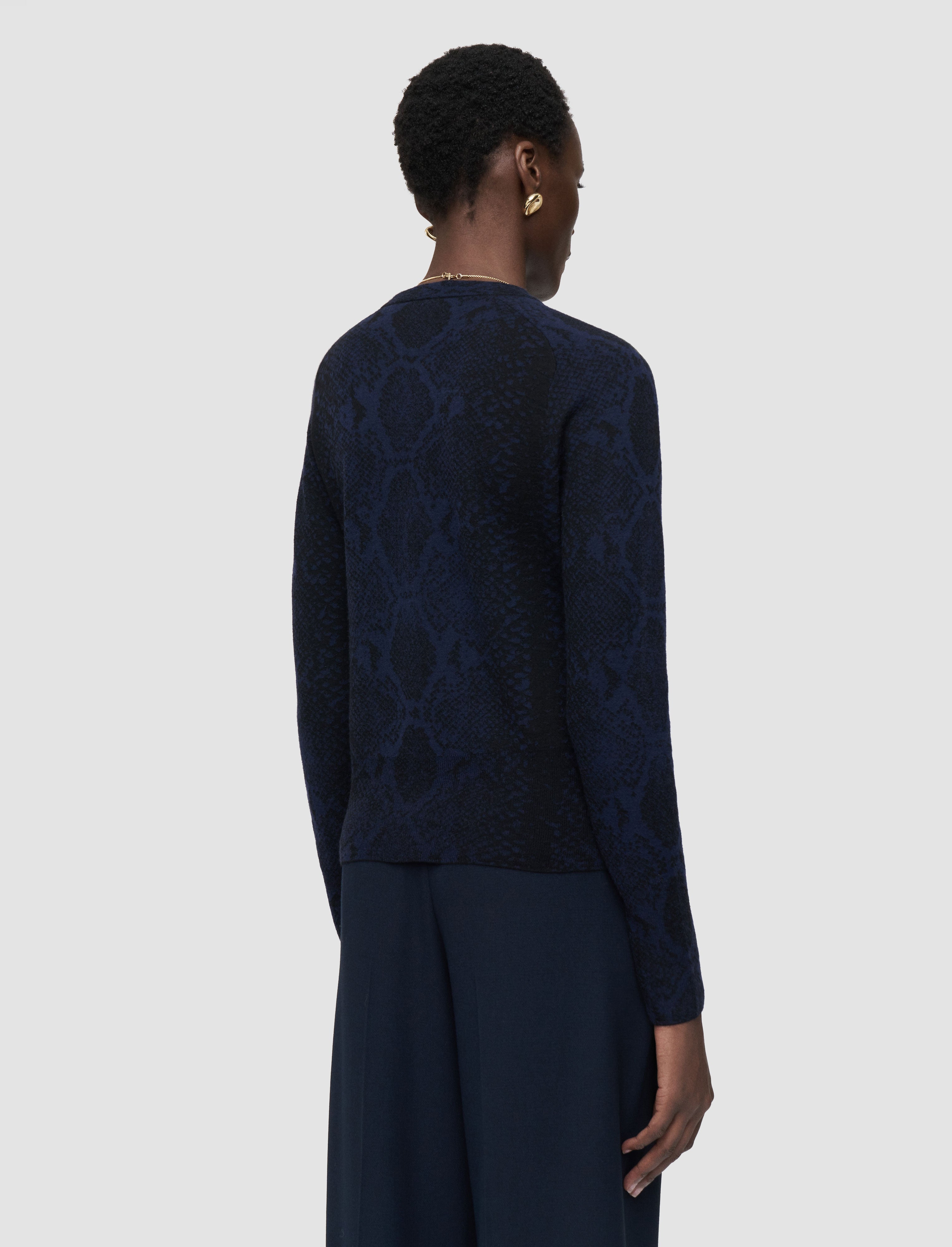 blue-aisha-cashair-snake-cardigan-JOSEPH