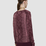 Purple Aisha Cashair Snake Knitwear - Joseph