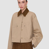 Beige Aitna Cotton Jacket - Joseph