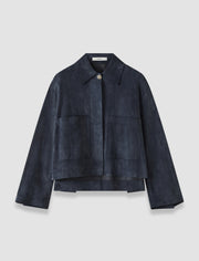 Blue Aitna Light Suede Jacket - Joseph