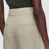 Beige Aix Light Linen Blend Trousers - Joseph