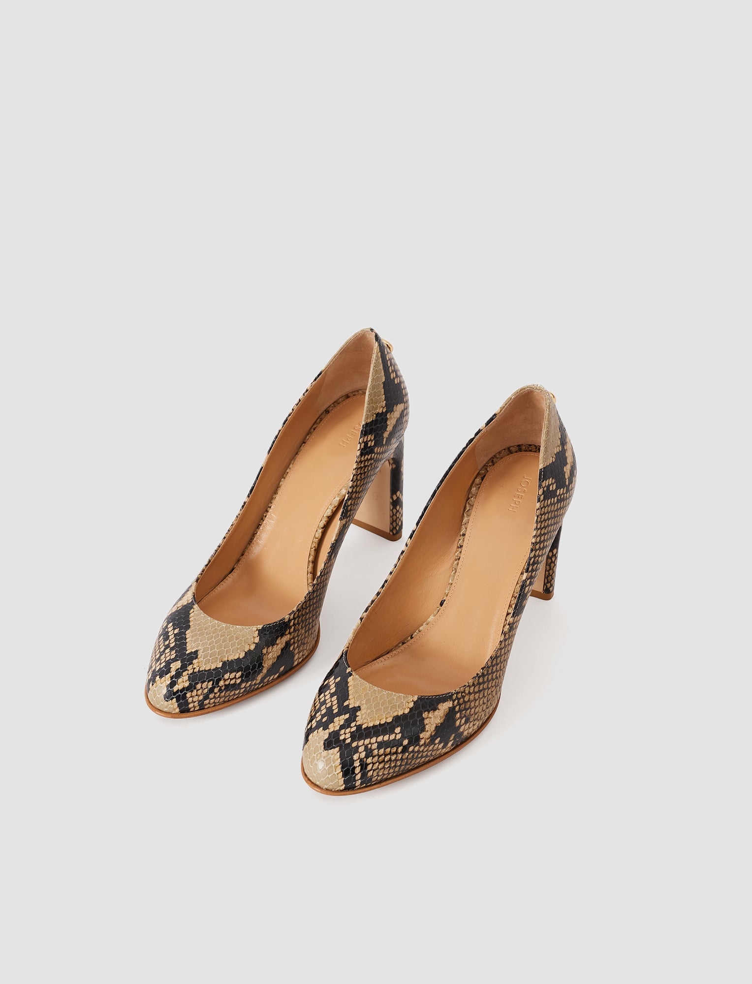 marron-escarpins-alette-en-cuir-imprime-serpent-JOSEPH