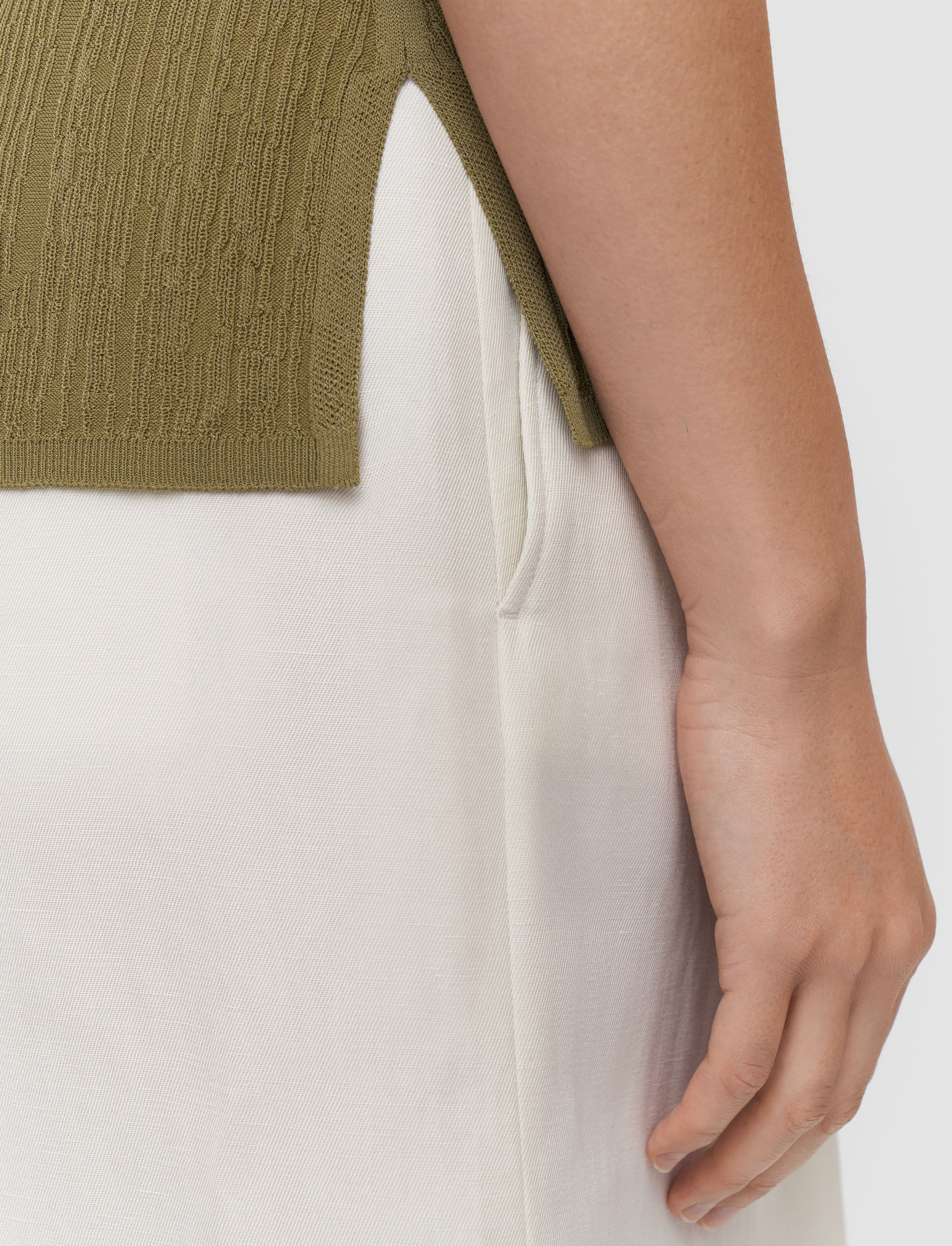 vert-polo-aliane-en-viscose-froissee-JOSEPH