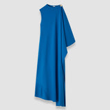 Blue Aly Crepe Cape Dress - Joseph