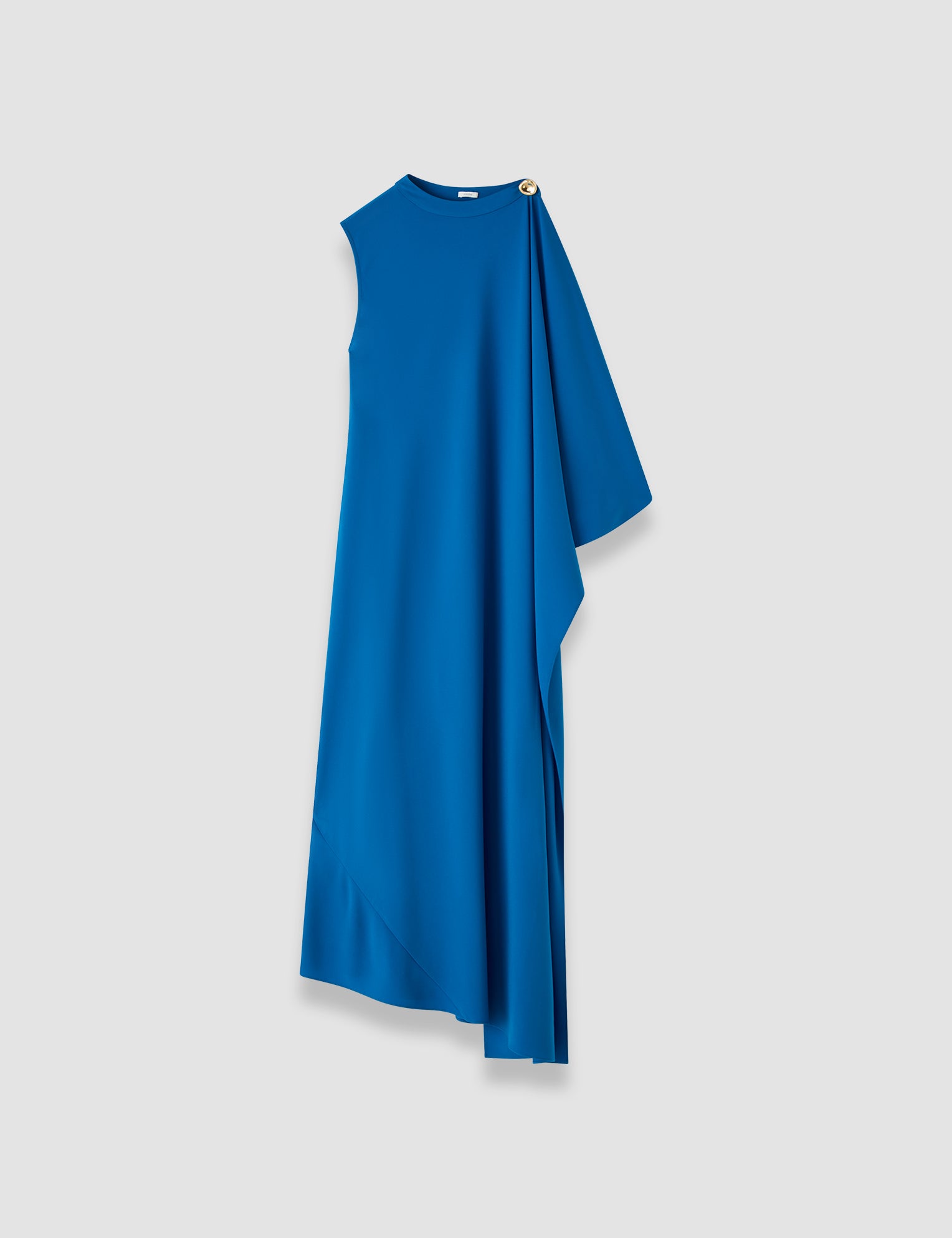 Blue Aly Crepe Cape Dress - Joseph