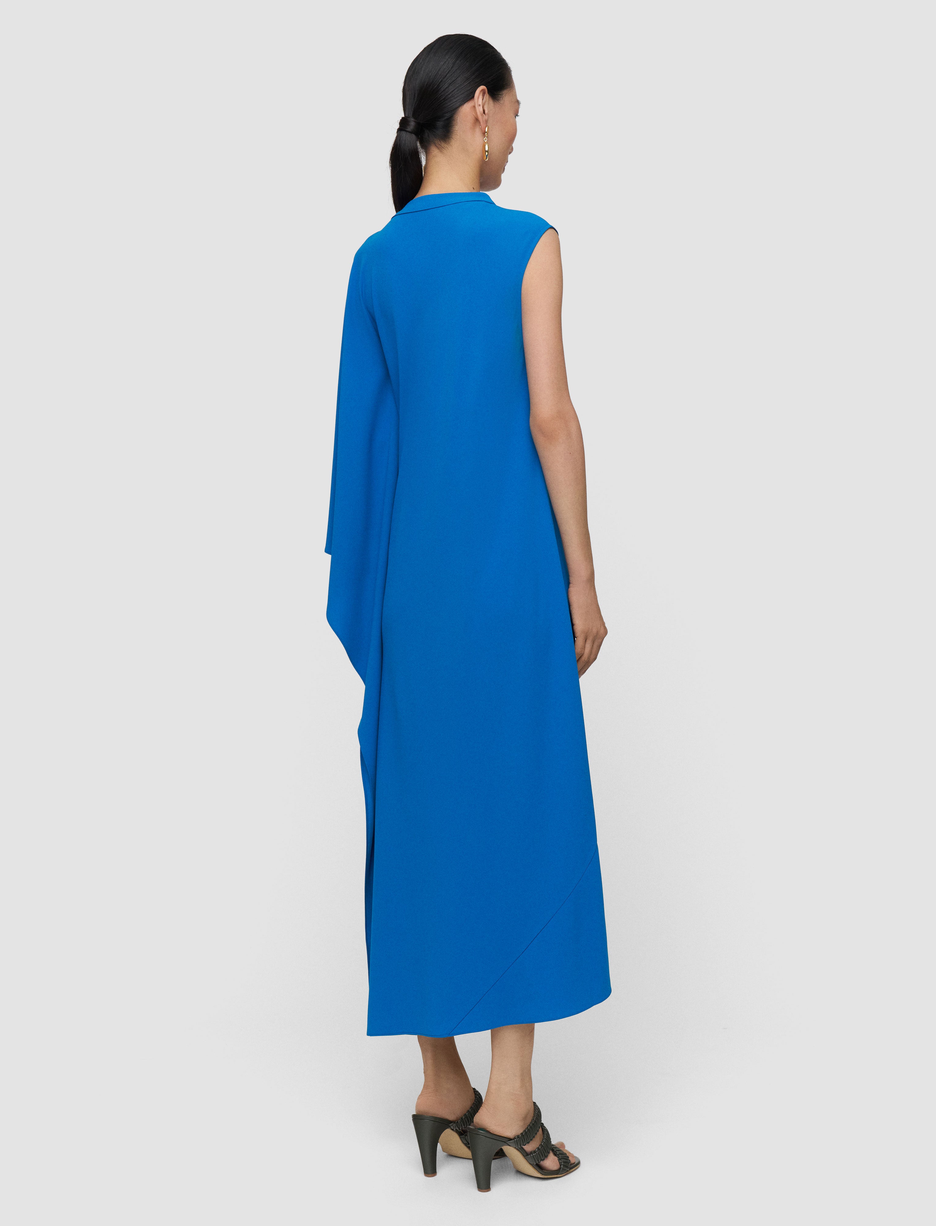 blue-aly-crepe-cape-dress-JOSEPH