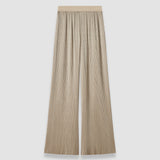 Amber Pleated Satin Trousers
