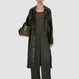 Amber Pantalon en satin plissé 