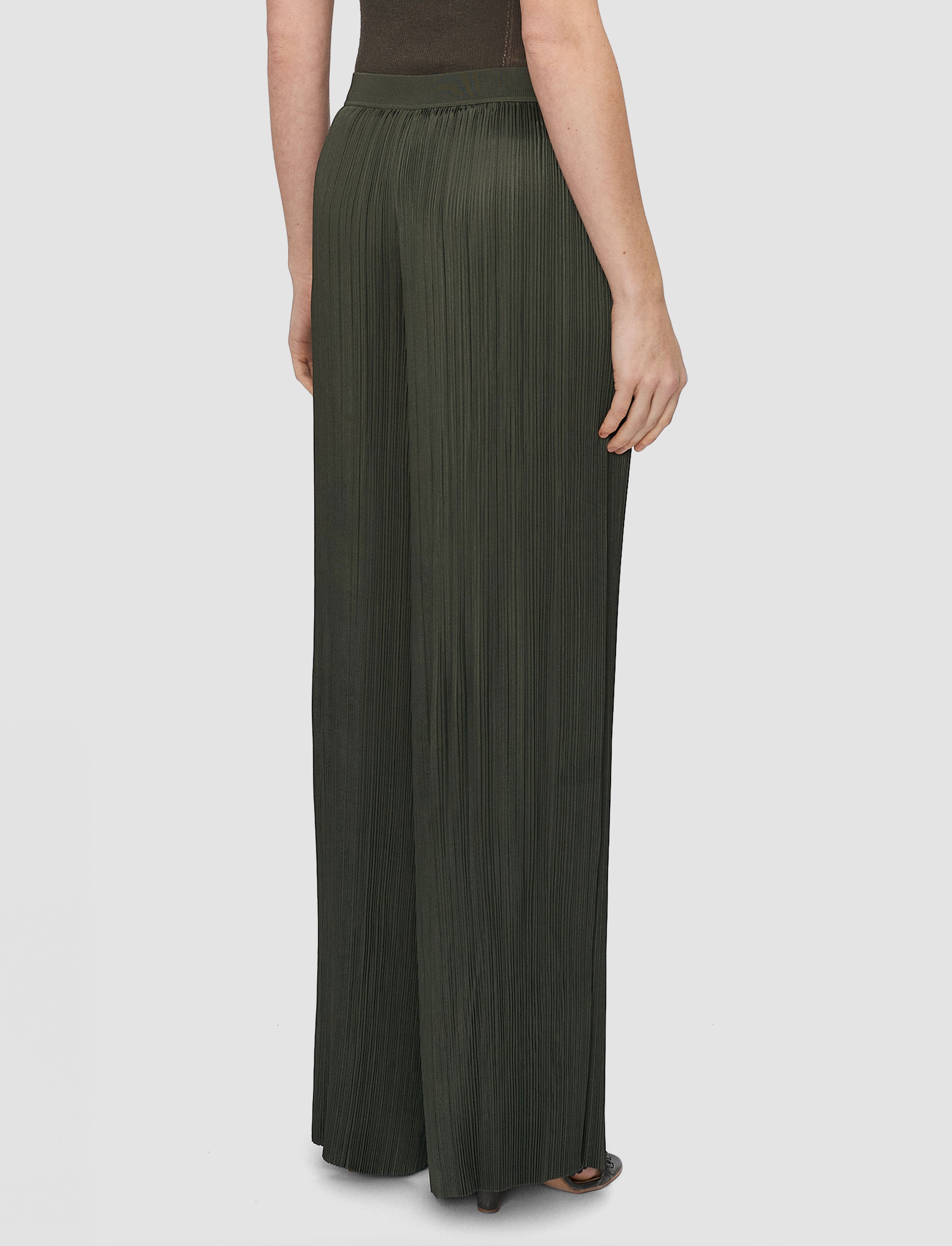 vert-amber-pantalon-en-satin-plisse-JOSEPH