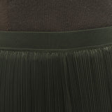 Amber Pantalon en satin plissé 