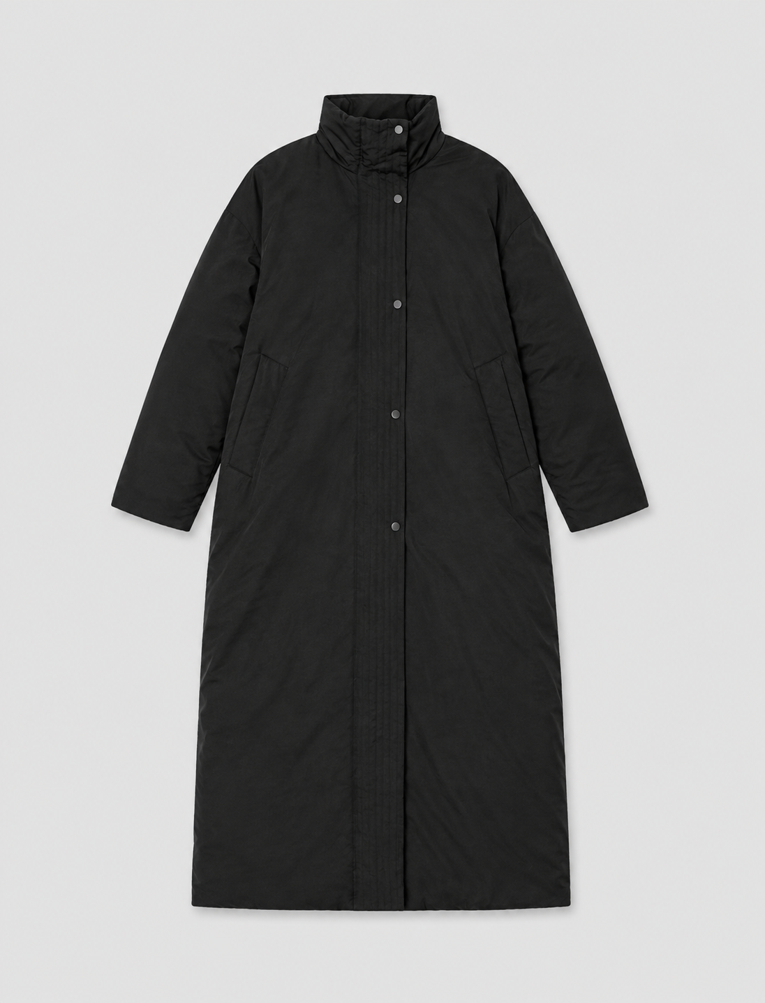 black-amilea-padded-outerwear-coat-JOSEPH