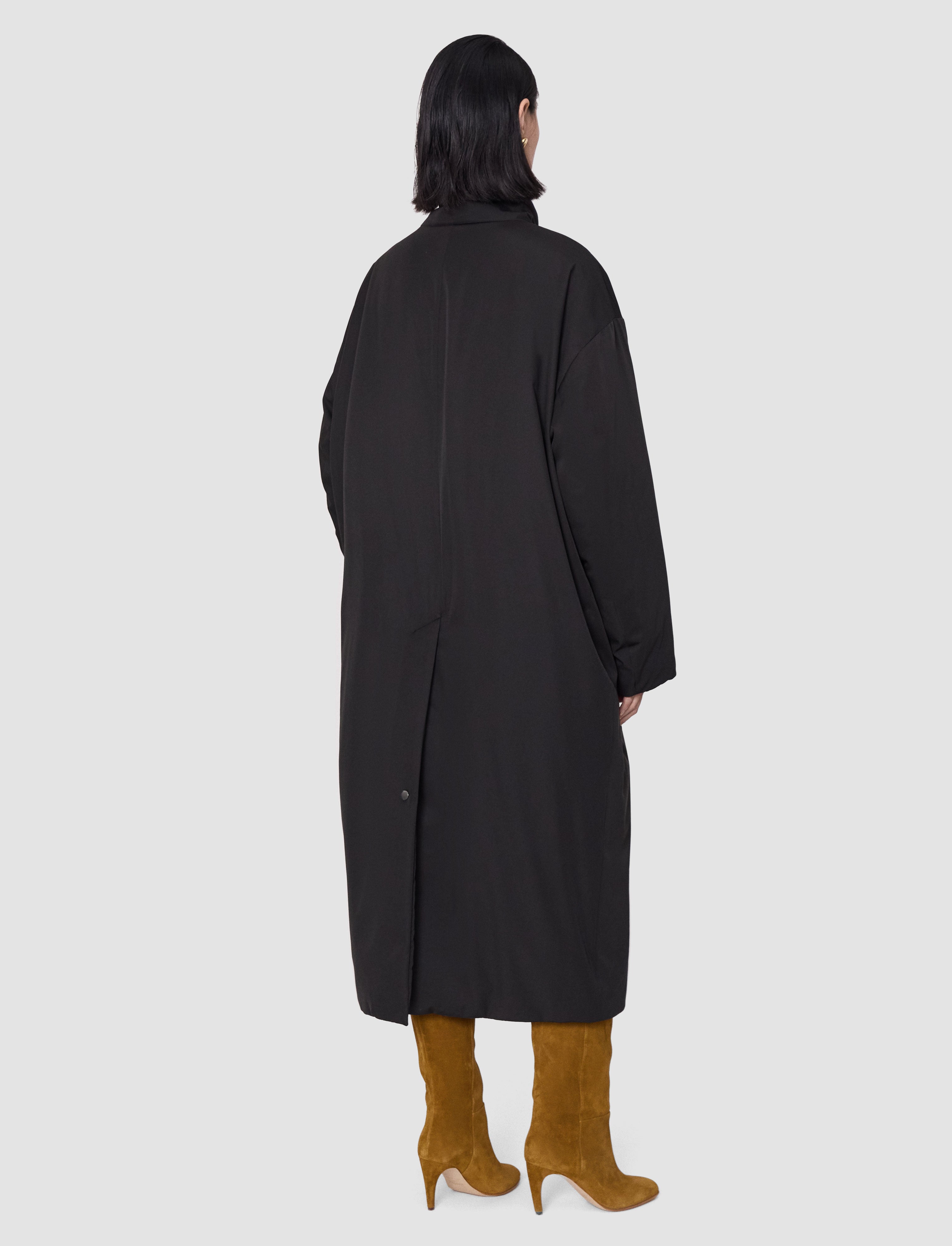 black-amilea-padded-outerwear-coat-JOSEPH