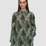 Multicolour Aouda Check Cotton Silk Knit Top - Joseph