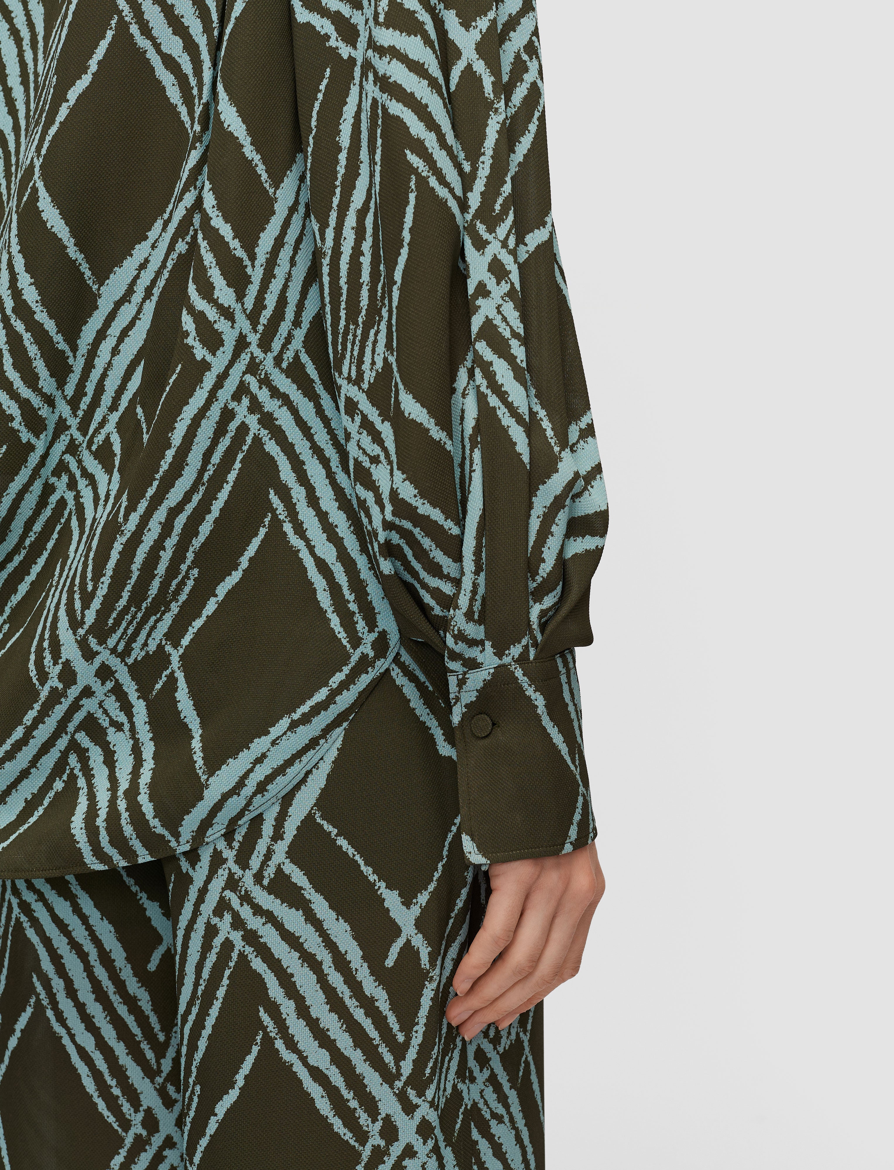 multicolour-sina-open-weave-silk-blouse-JOSEPH