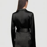 Veste Archer en satin de soie 