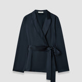 Blue Archer Silk Satin Jacket - Joseph