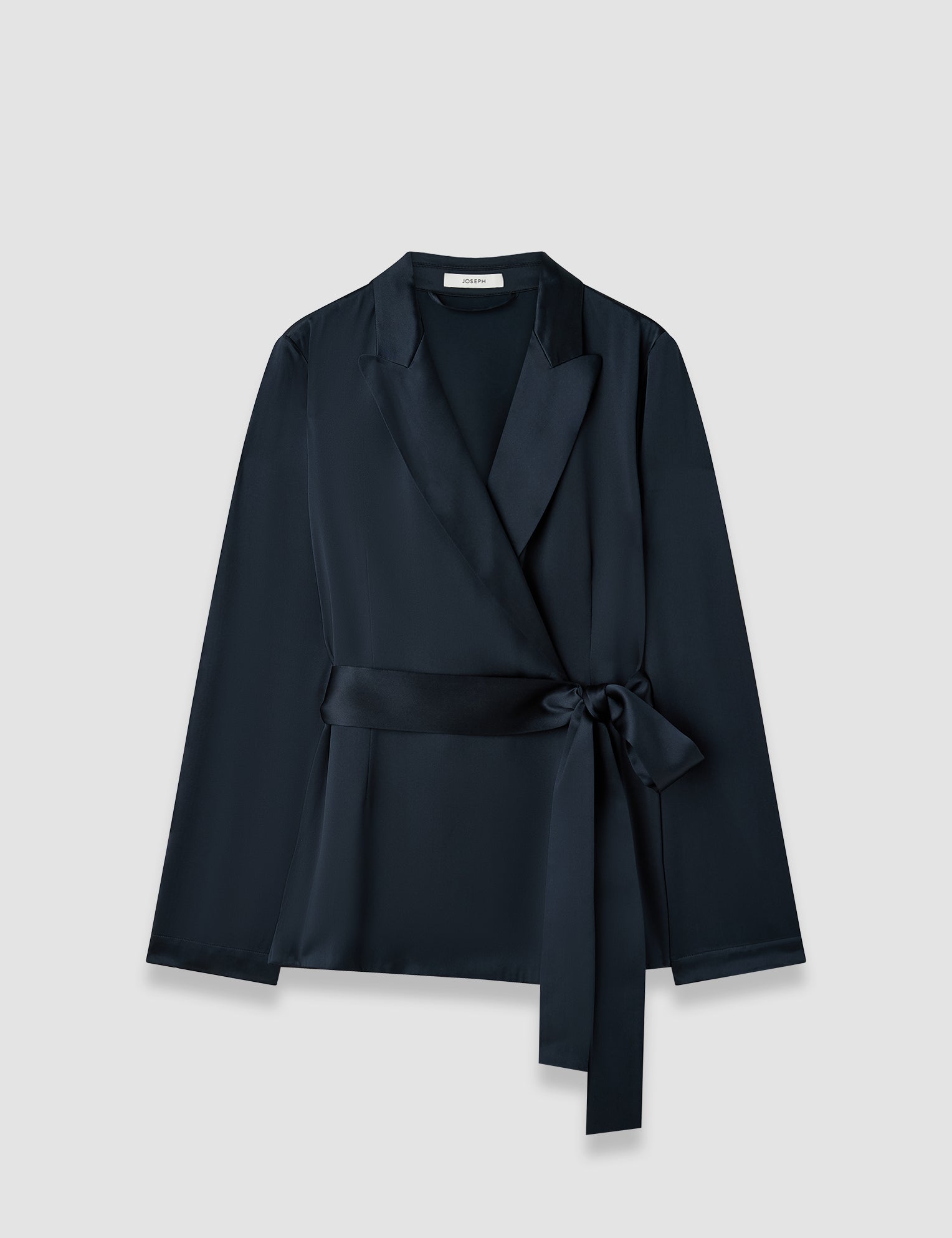 Blue Archer Silk Satin Jacket - Joseph