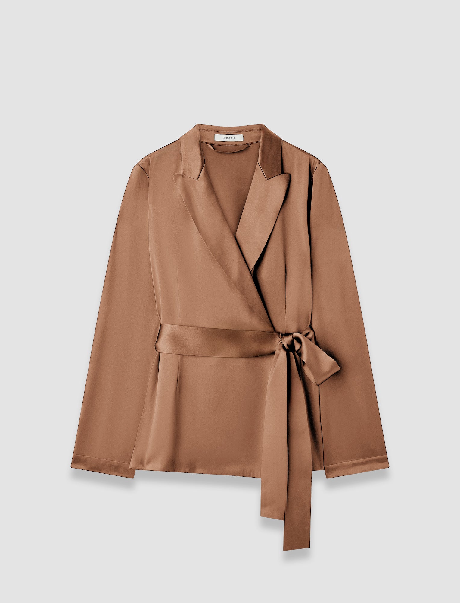 brown-archer-silk-satin-jacket-JOSEPH