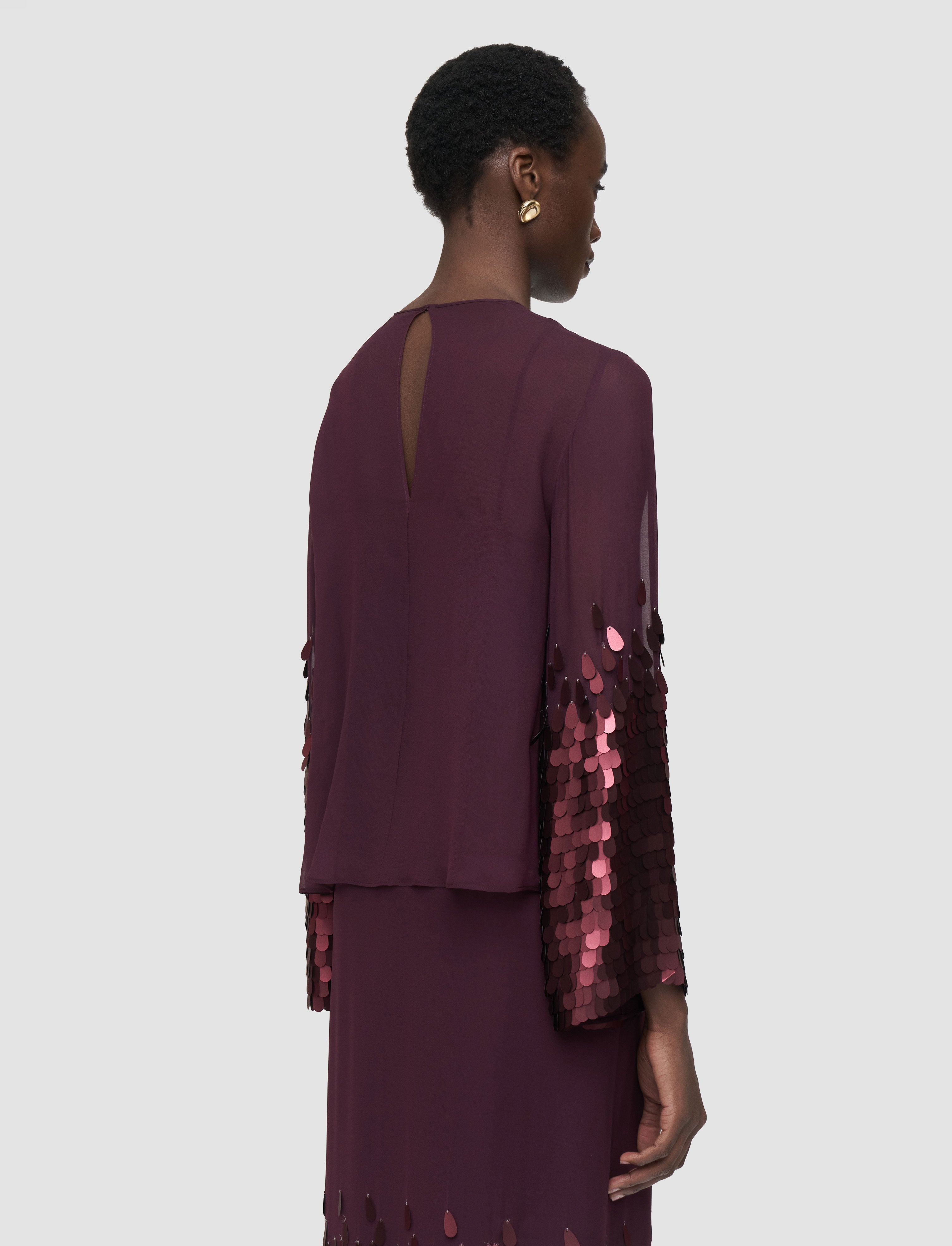 purple-ariane-chiffon-sequin-blouse-JOSEPH