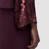 Purple Ariane Chiffon Sequins Blouse - Joseph