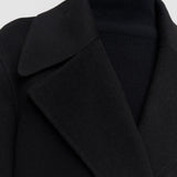 Black Arlina Double Face Cashmere Coat - Joseph