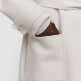 White Arlina Double Face Cashmere Coat - Joseph